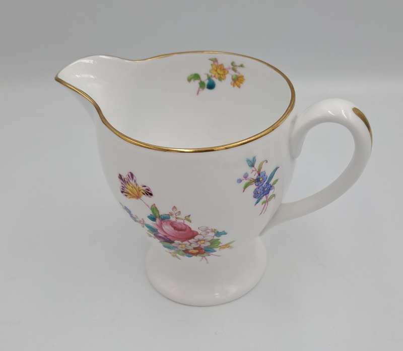 Vintage Dresden Rose Creamer by Spode Copeland's China England 98x130x80mm