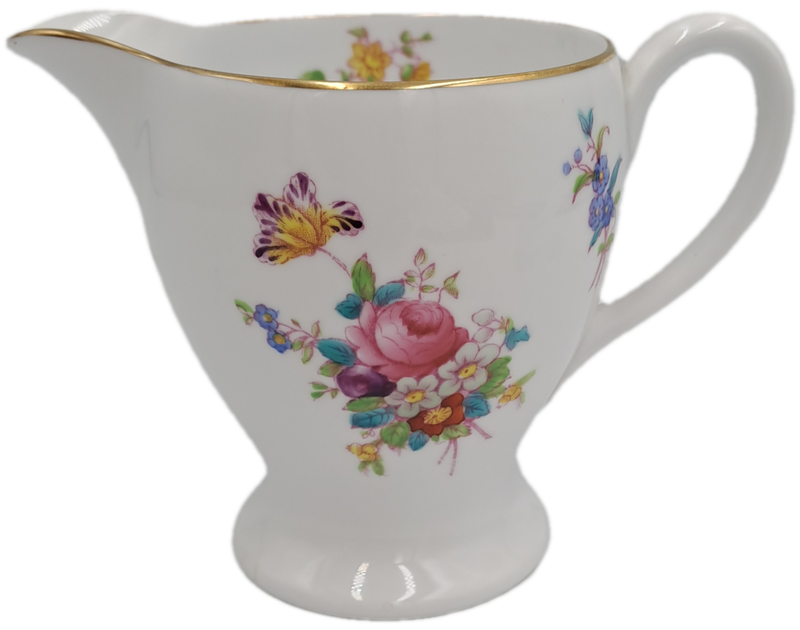 Vintage Dresden Rose Creamer by Spode Copeland's China England 98x130x80mm