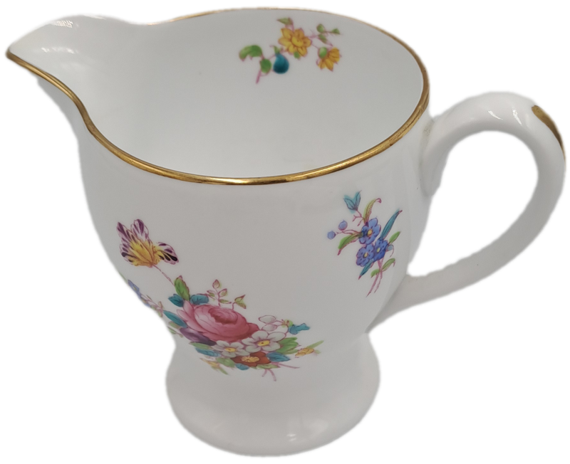 Vintage Dresden Rose Creamer by Spode Copeland's China England 98x130x80mm