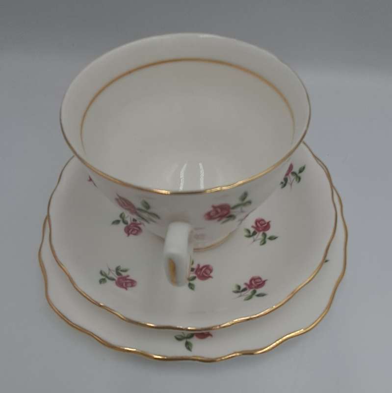 Vintage COLCLOUGH Bone China TRIO Made in England   ( 6 Available) Excellent Condition