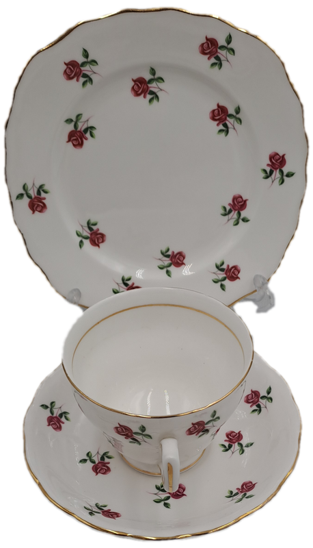 Vintage COLCLOUGH Bone China TRIO Made in England   ( 6 Available) Excellent Condition