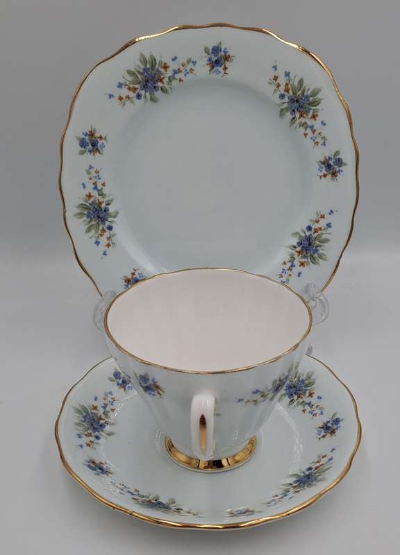 Vintage Colclough Bone China Pat.no 8179-Trio made in England Ridgeway Potteries LTD - 6 available
