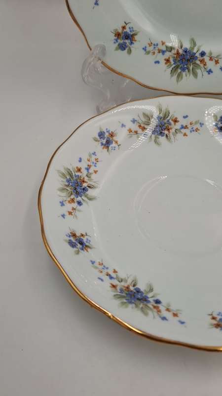Vintage Colclough Bone China Pat.no 8179-Trio made in England Ridgeway Potteries LTD - 6 available