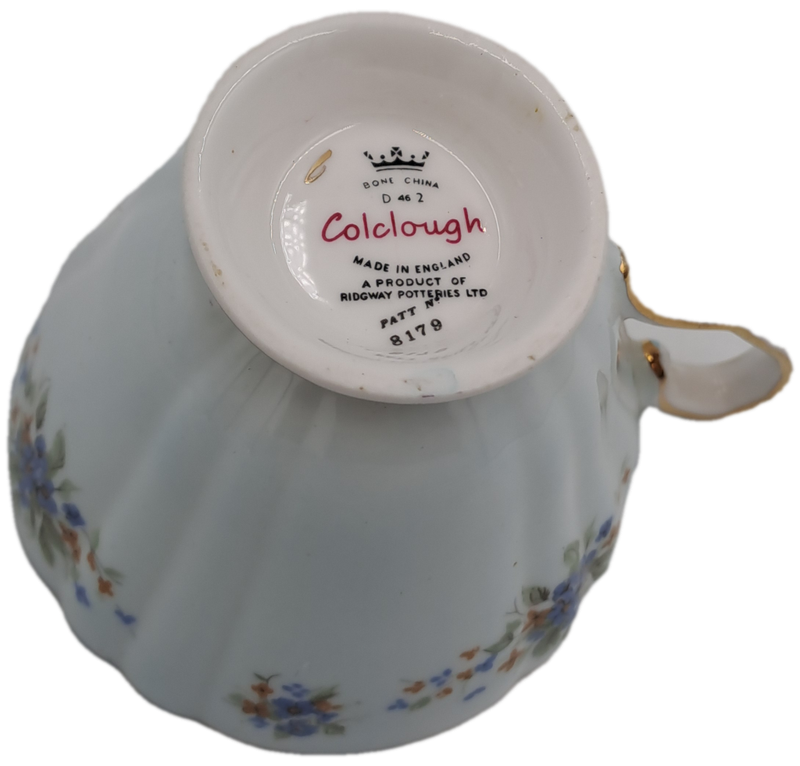 Vintage Colclough Bone China Pat.no 8179-Trio made in England Ridgeway Potteries LTD - 6 available
