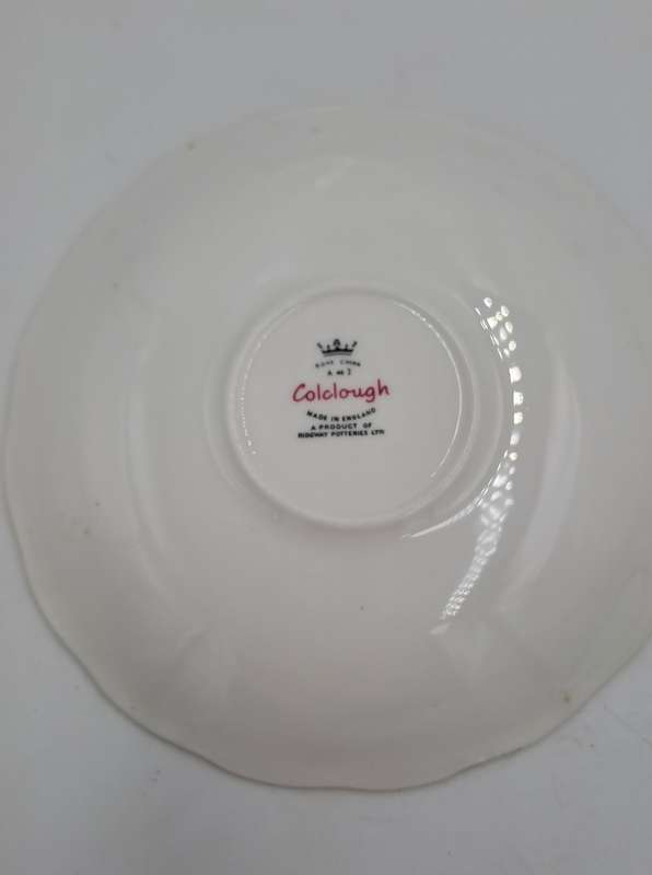 Vintage Colclough Bone China Pat.no 8179-Trio made in England Ridgeway Potteries LTD - 6 available