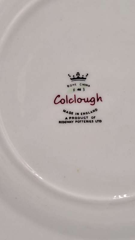 Vintage Colclough Bone China Pat.no 8179-Trio made in England Ridgeway Potteries LTD - 6 available
