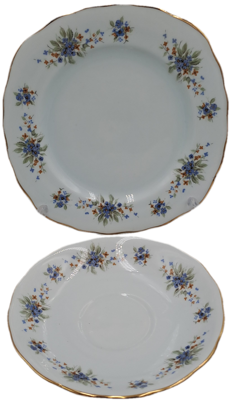 Vintage Colclough Bone China Pat.no 8179-Trio made in England Ridgeway Potteries LTD - 6 available