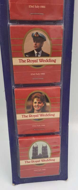 1986  Andrew & Fergie Royal Wedding Bookmatch Set - Collector Series