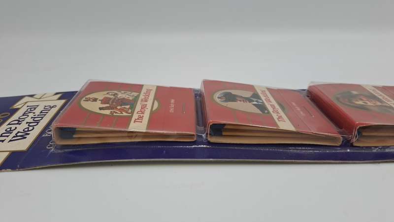 1986  Andrew & Fergie Royal Wedding Bookmatch Set - Collector Series