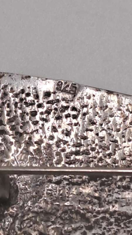 Vintage 925 Sterling Silver Brooch - 12grams