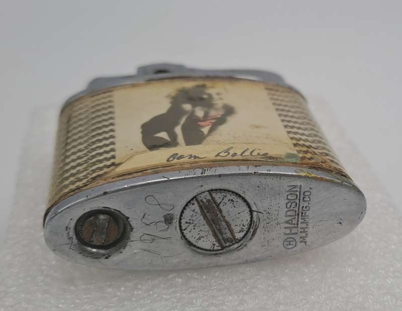 Vintage 1950'2 Hadson Lighter - with Pin-Ups on Both sides - By M.H.MFG.Co-need restoration