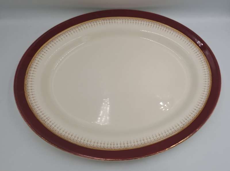 Vintage SIMPSONS pottery Ambassodor ware England Oval Platter 335x405mm