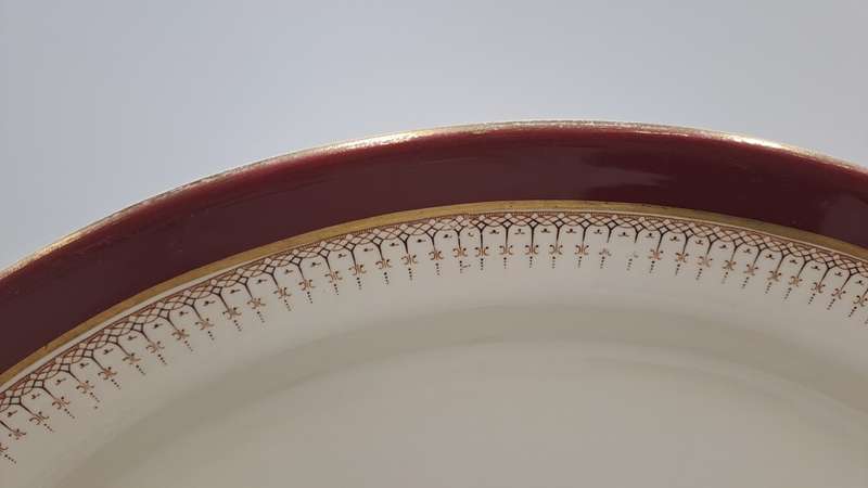 Vintage SIMPSONS pottery Ambassodor ware England Oval Platter 335x405mm