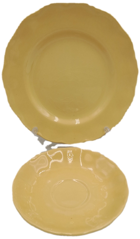 Vintage GRINDLEY Petal Ware Saucer and side Plate Made in England