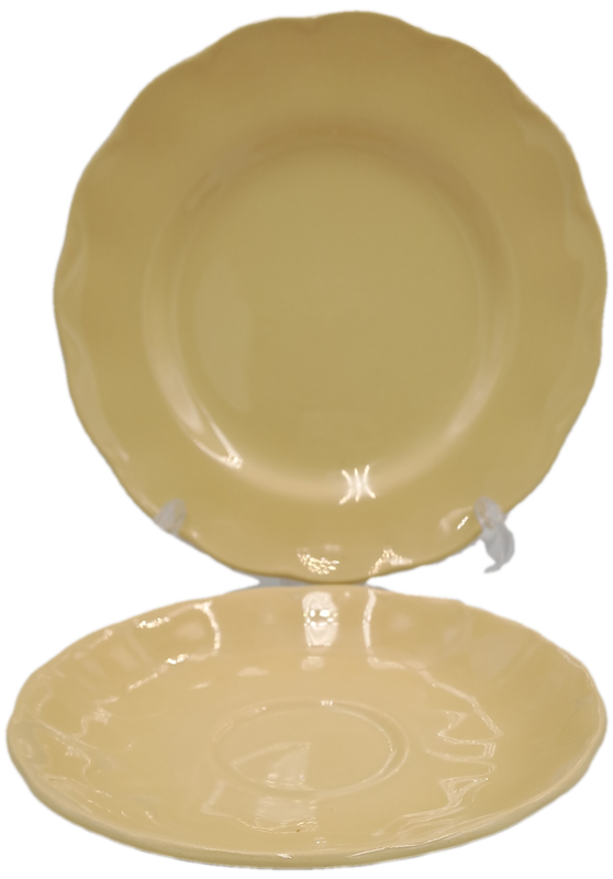 Vintage GRINDLEY Petal Ware Saucer and side Plate Made in England