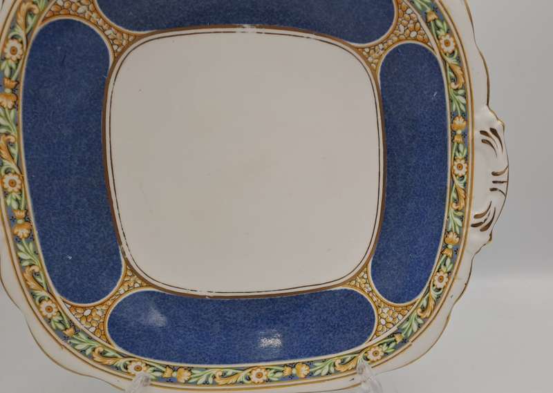 Vintage Porcelain Cake Plate (No makers mark just a number ) 235x211mm