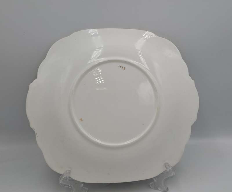 Vintage Porcelain Cake Plate (No makers mark just a number ) 235x211mm