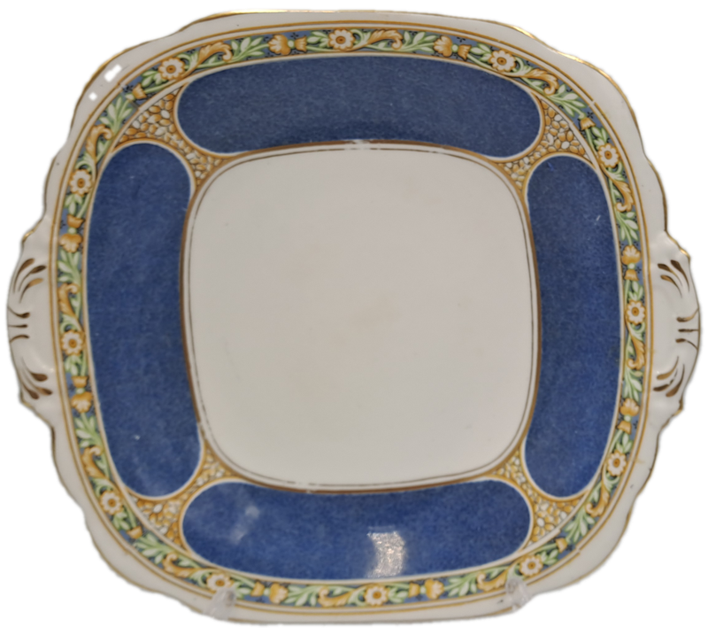 Vintage Porcelain Cake Plate (No makers mark just a number ) 235x211mm