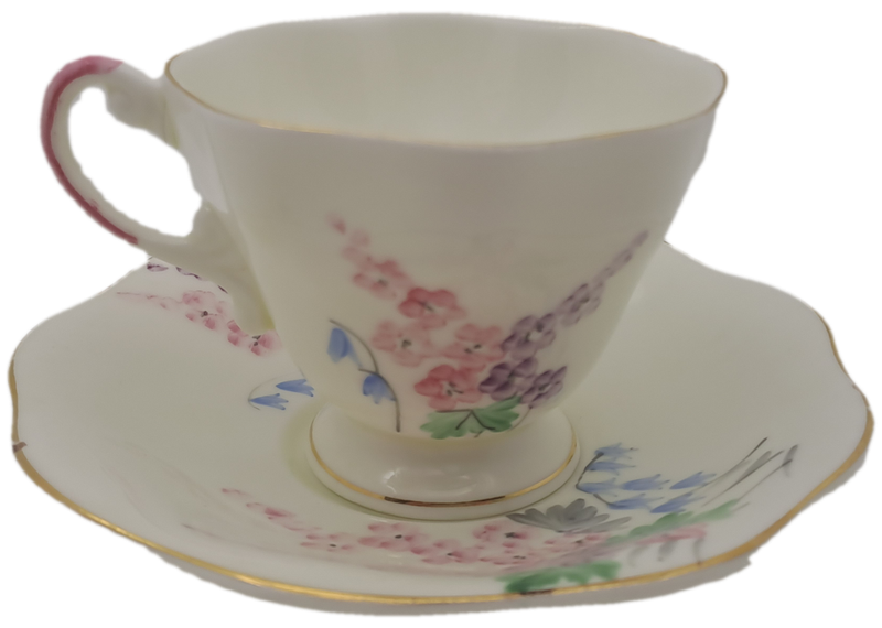 Antique /Vintage Foley Bone Duo (Cup and Saucer-Made in England)