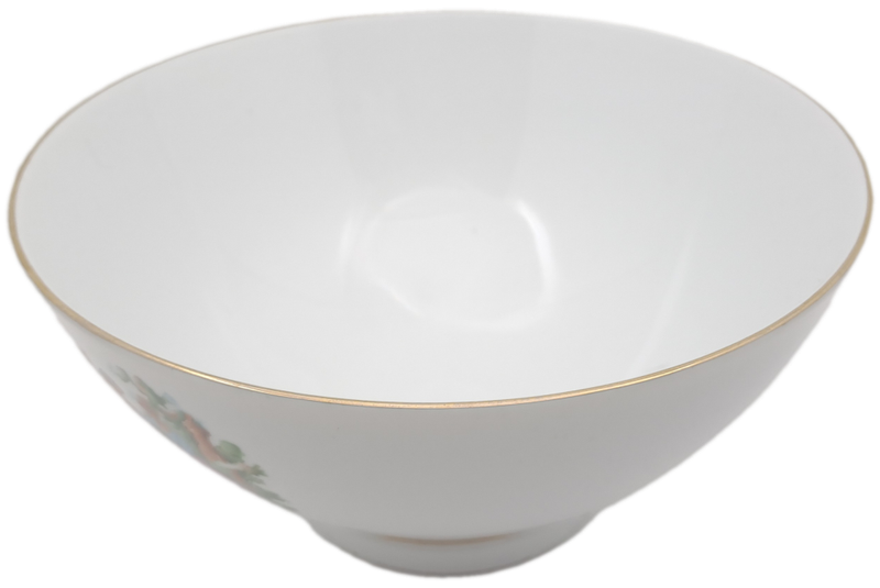 Vintage Porcelain China Rice Bowl -Made in Liling China -with Fragonard's courting Couple