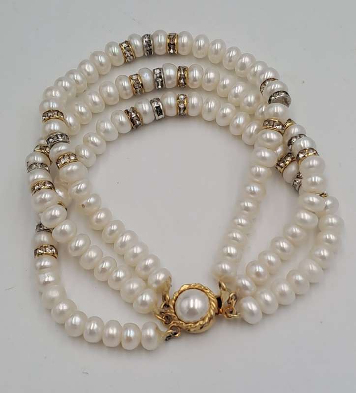 Vintage Genuine Pearl Bracelet