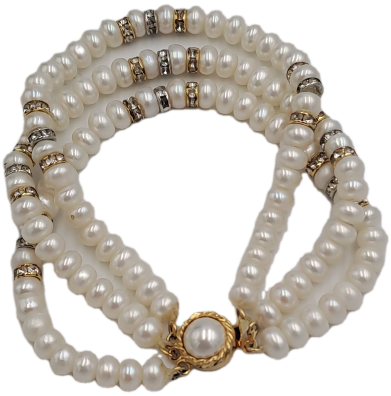 Vintage Genuine Pearl Bracelet