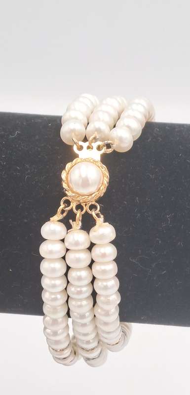 Vintage Genuine Pearl Bracelet