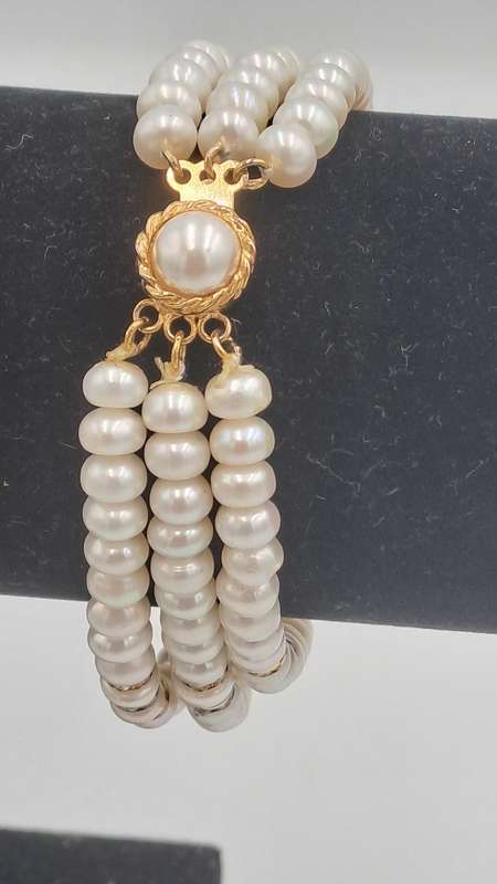 Vintage Genuine Pearl Bracelet