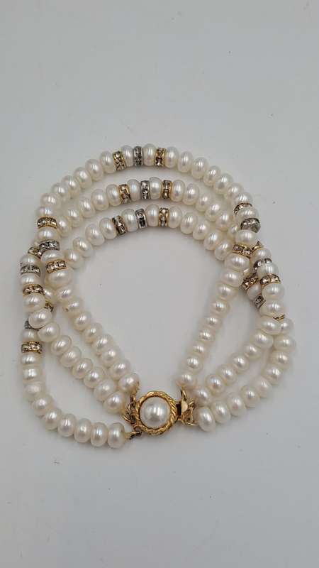 Vintage Genuine Pearl Bracelet