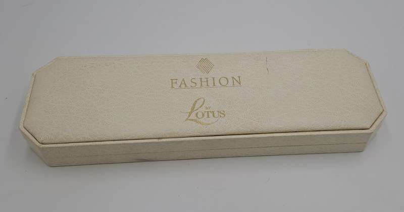 Vintage Simulated Pearl Necklace By Lotus - in Box