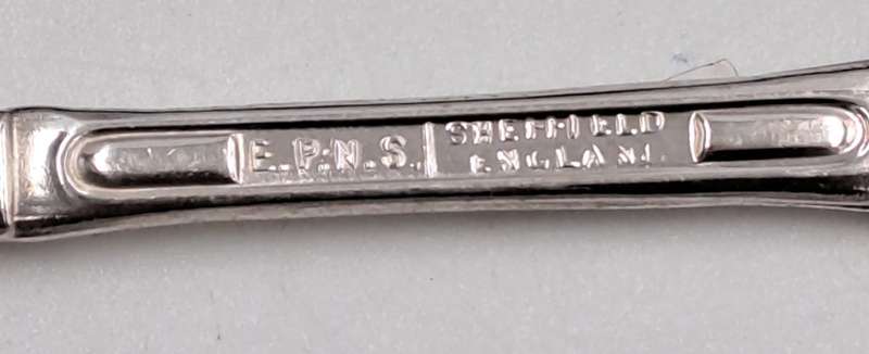 6 Vintage SIPELIA Sheffield England APOSTEL Silver Plate spoons -Boxed