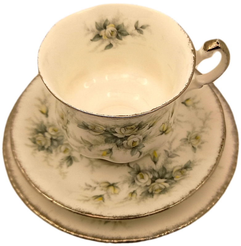Vintage PARAGON "First love" Trio Stroke-on-Trent,By appointment to The Queen - 5 available