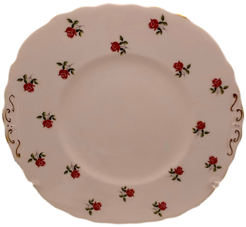 Vintage COLCLOUGH Bone China Cake Plate Made in England  Excellent Condition