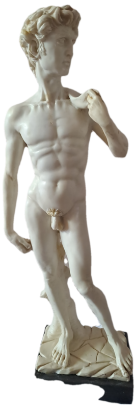 LARGE!!!!  David Statue 60cm Tall - Made from Resin