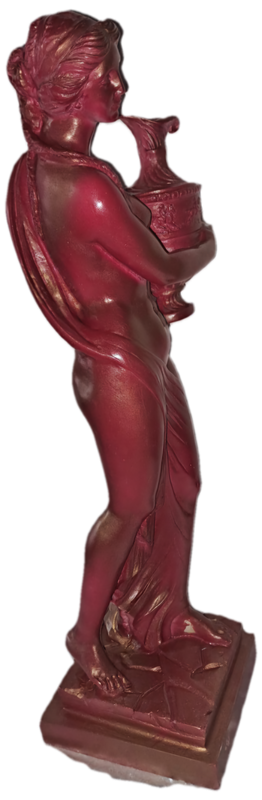 Large Vintage Water Bearer Figurine - Resin 42cm tall