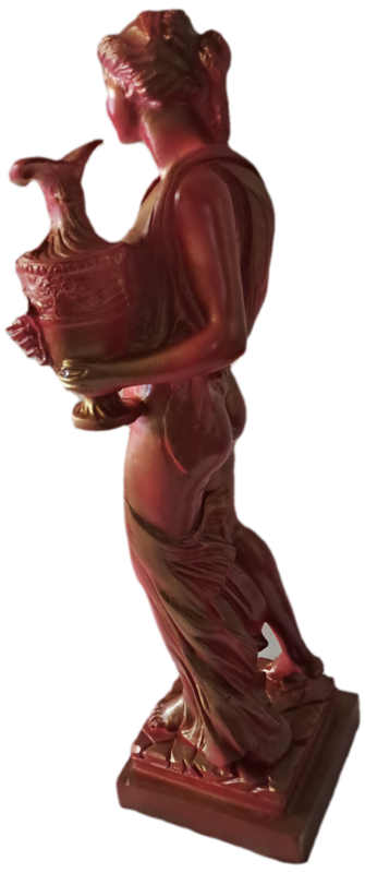 Large Vintage Water Bearer Figurine - Resin 42cm tall