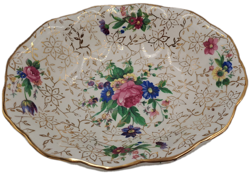 Vintage Post World War 2 -1946 Midwinter Semi-Porcelain Bon Bon Dish -Staffordshire England