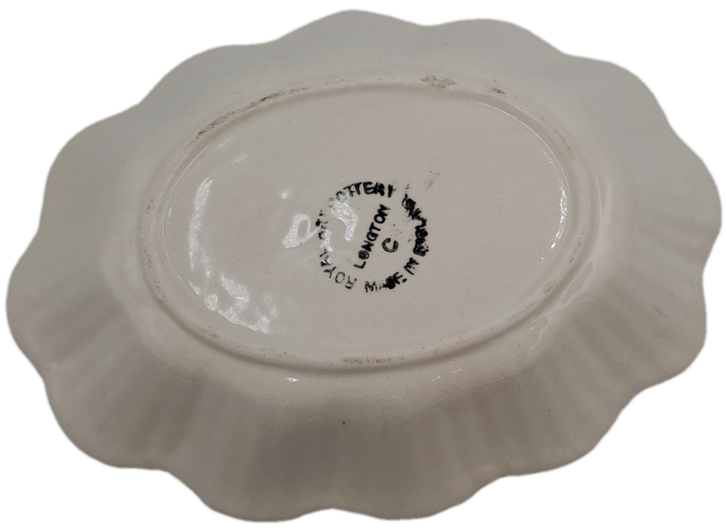 Vintage Longton Royal Art Pottery Porcelain Tray -Made in England