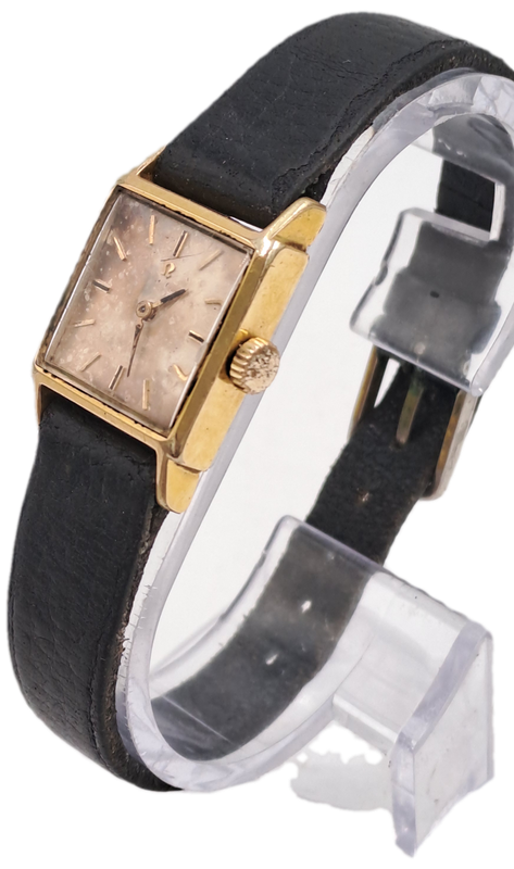 Vintage 1960's Ladies Omega Gold Plated Automatic Watch with  Omega Box-Working but need restoration