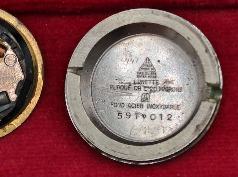 For Spares Original Vintage Ladies Omega de Ville Dial and Omega Watch Casing