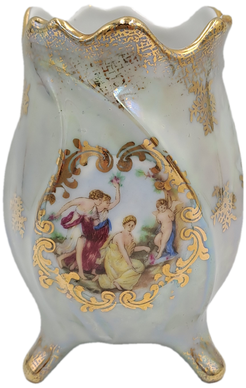 Vintage Hand Decorated Bavaria Vase -Germany 10,7cm x 7,5cm