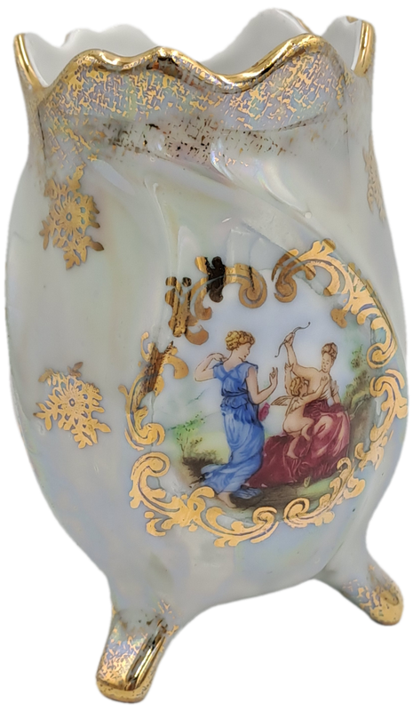 Vintage Hand Decorated Bavaria Vase -Germany 10,7cm x 7,5cm