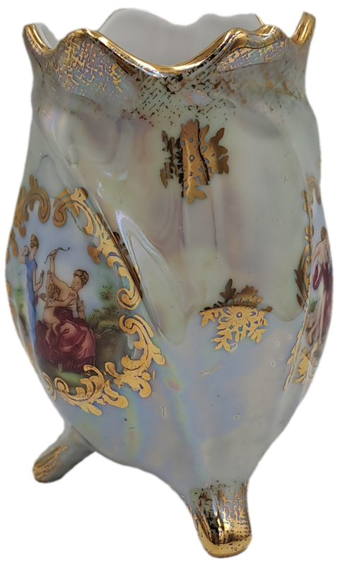 Vintage Hand Decorated Bavaria Vase -Germany 10,7cm x 7,5cm