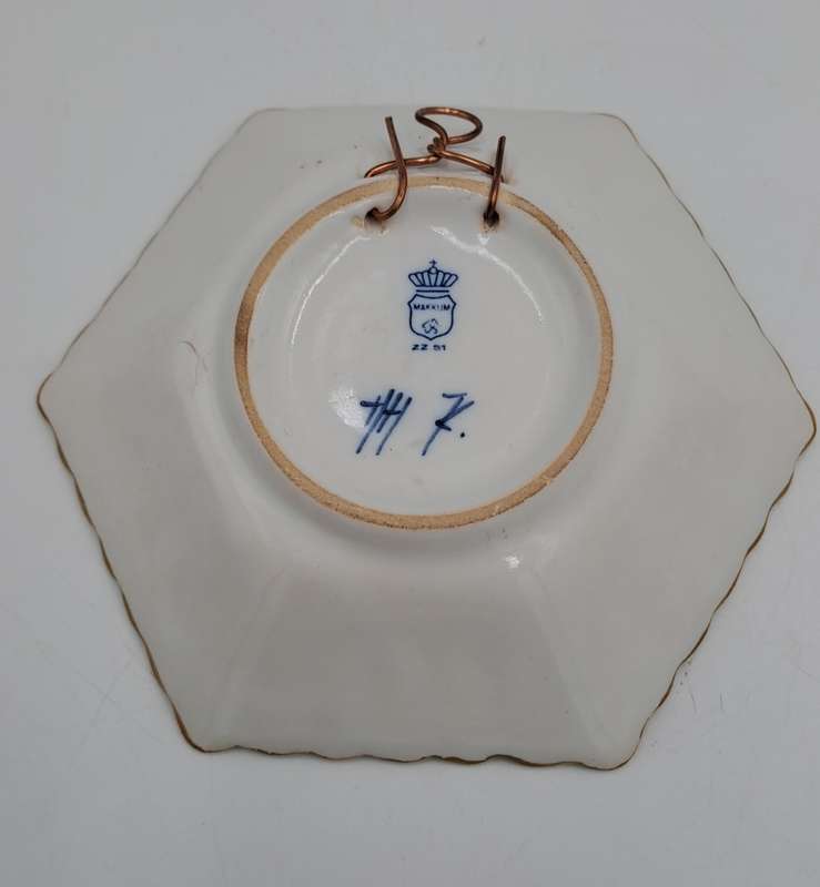 Antique Makkum Delft Porcelain Wall Plate -Netherlands