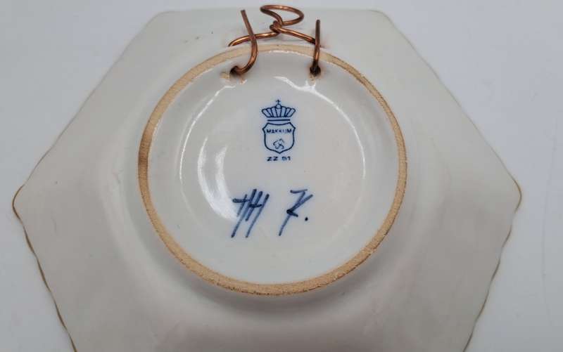 Antique Makkum Delft Porcelain Wall Plate -Netherlands