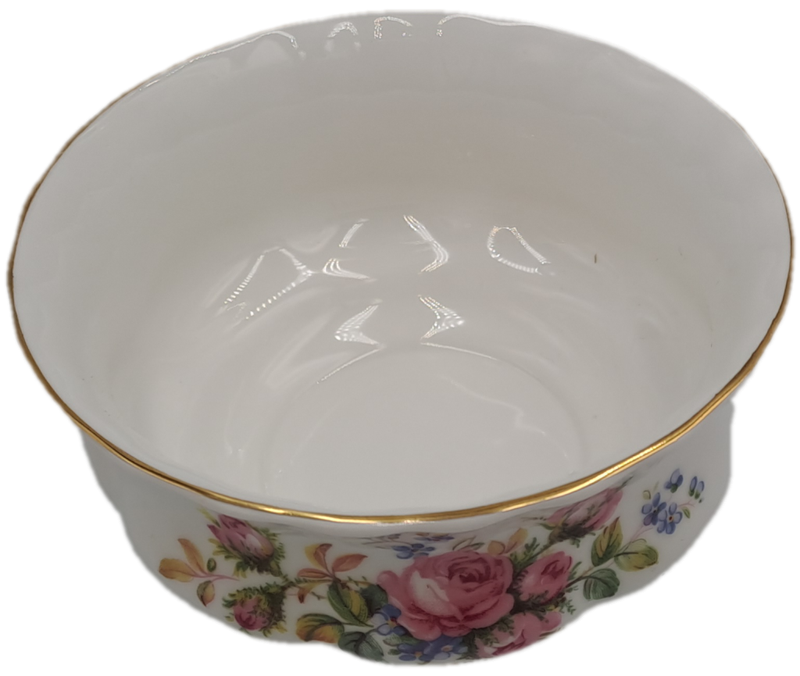 Vintage Royal Albert MOSS ROSE Tea Sugar Bowl- Bone China - England-