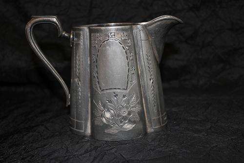 A Vintage silver milk jar --145mmx 101mm -225g - see Photo's for condition