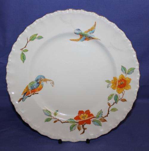 A Vintage Grindley plate "Kingfisher" made in England - 255mm - see more