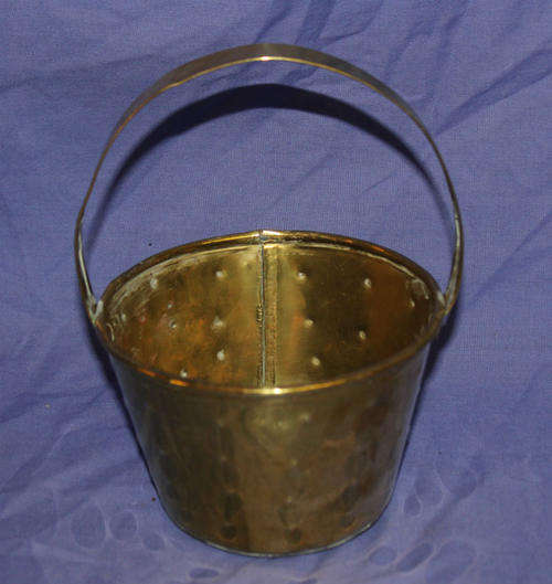 a Small Brass Bucket 240g - 215x137mm - see More