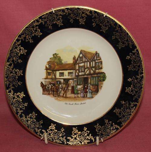 Weatherby Royal Falcon Stroke on Trent wall Plate -Old Coach House - Bristol - 200mm